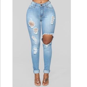 Fashion Nova High Waist Jeans